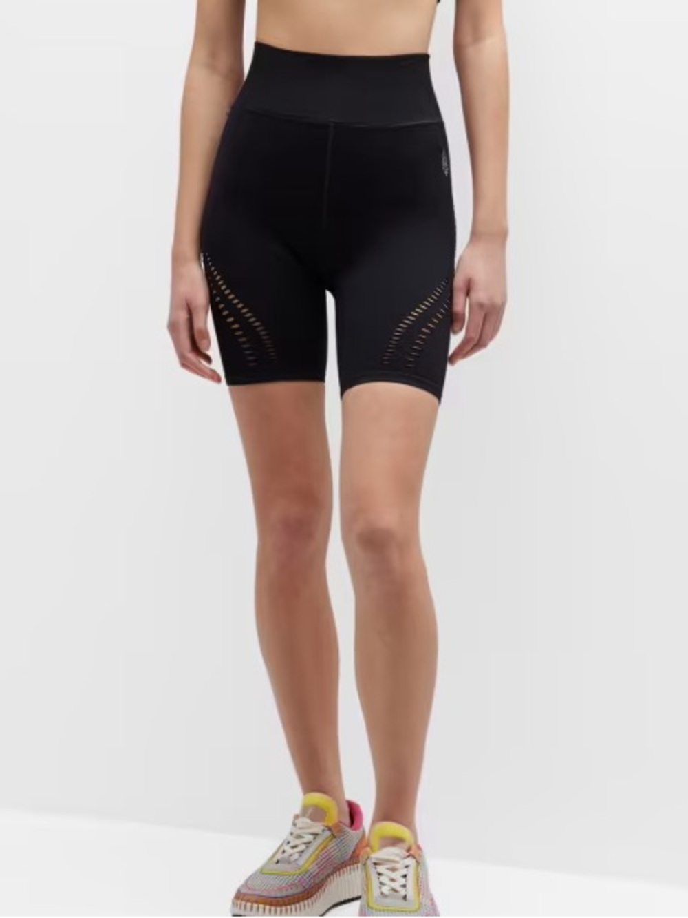 Free People Movement Hole Lotta Love Bike Shorts Black XS/S High Rise Biker